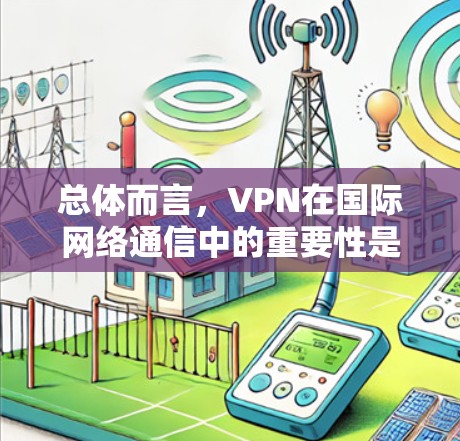总体而言，VPN在国际网络通信中的重要性是不言而喻的，它帮助用户在加密、安全和高效方面取得优势。对于俄罗斯来说，VPN使用的情况可能因具体需求和网络结构而异，但总体上，VPN仍然是一个非常重要的工具