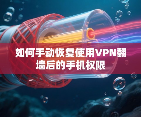 如何手动恢复使用VPN翻墙后的手机权限