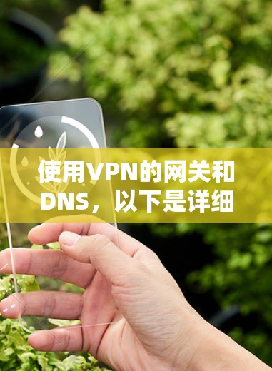 使用VPN的网关和DNS,以下是详细的步骤和方法