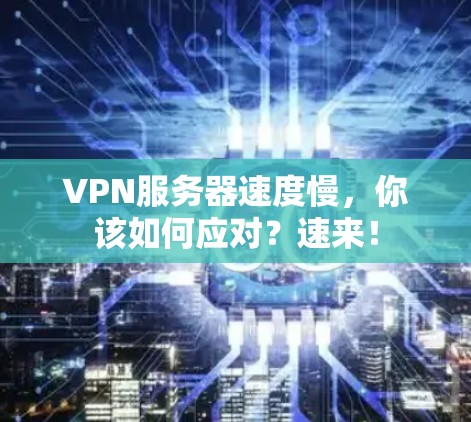 VPN服务器速度慢,你该如何应对?速来!