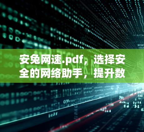 安兔网速.pdf,选择安全的网络助手,提升数据传输速度