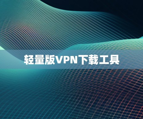 轻量版VPN下载工具 轻量版VPN下载工具