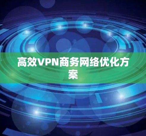 高效VPN商务网络优化方案 高效VPN商务网络优化方案