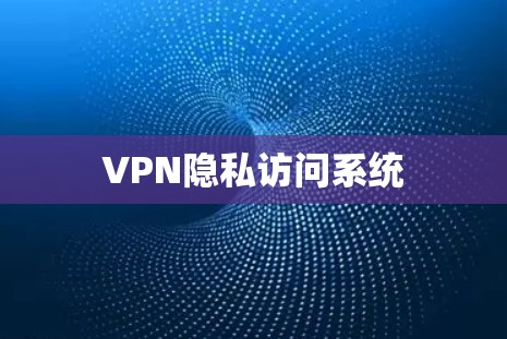 VPN隐私访问系统